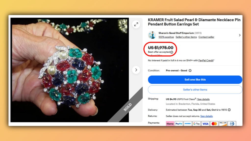 Kramer Fruit Salad Necklace Set