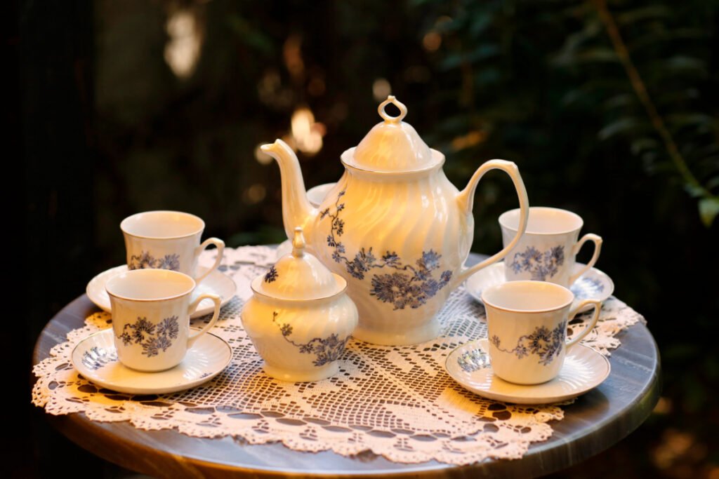 Vintage Bone China Tea Set