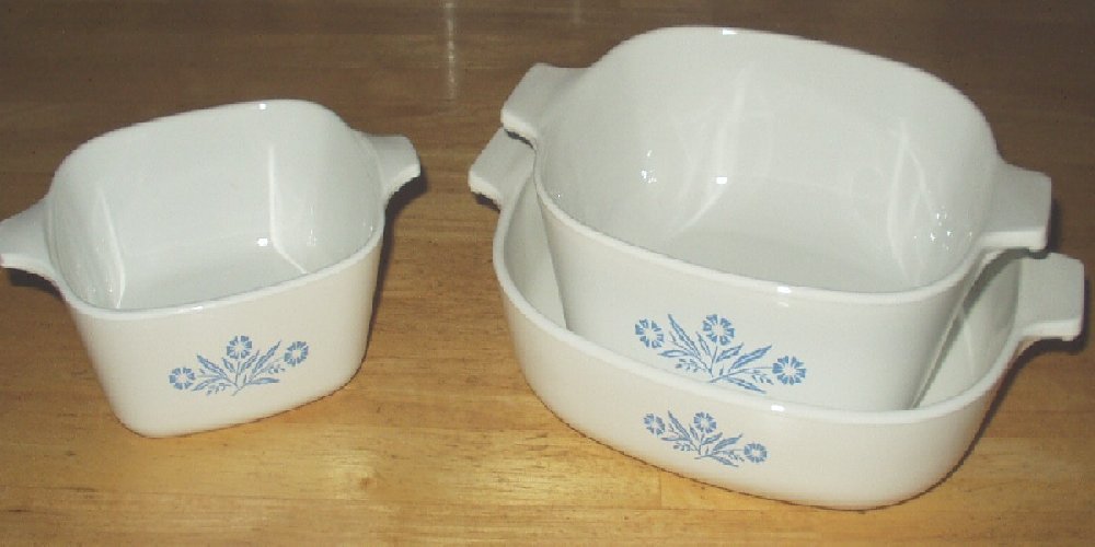 Vintage Corning ware Casserole Dishes