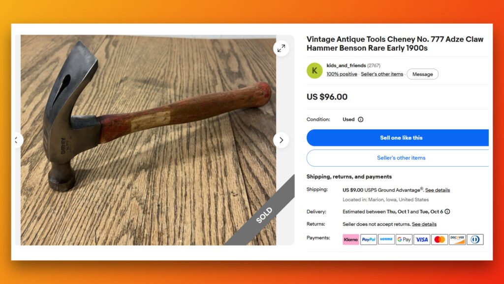 Cheney Adze-Claw Hammer