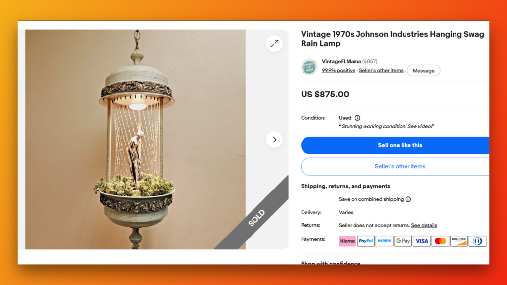 Johnson Industries Rain Lamp