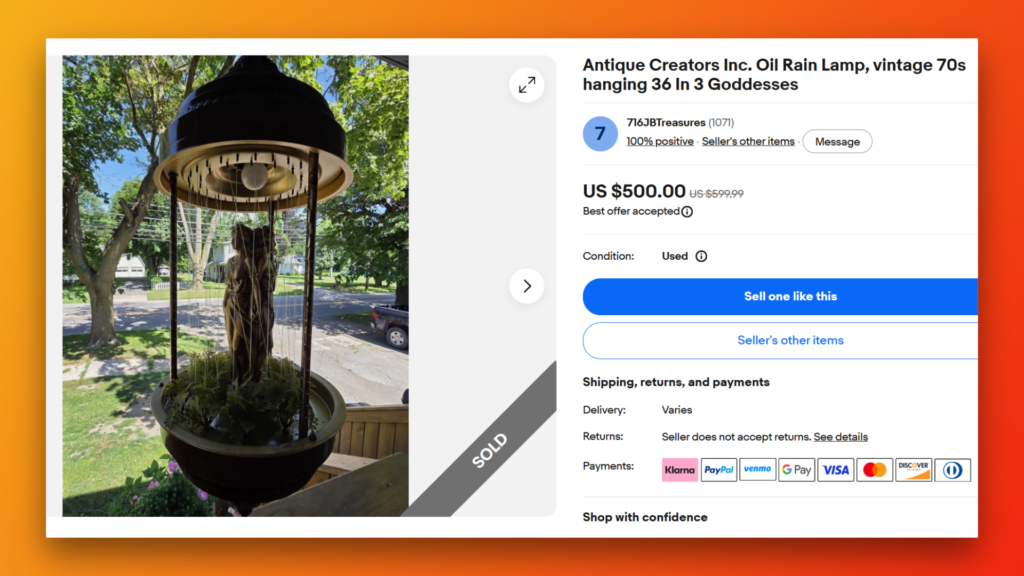 Three Goddesses Rain lamp